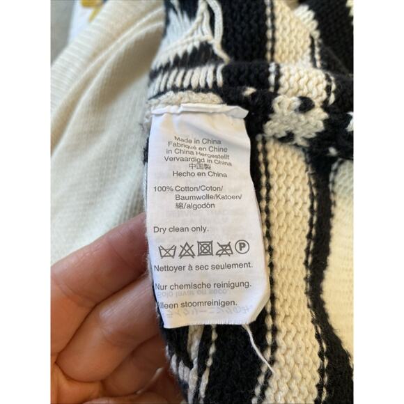 J. Crew S Point Sur Lebowski Longline Open Cardigan Sweater Fair Isle Boho Aztec - Picture 7 of 10